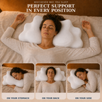 Nudrea Japanese Pillow — Ergonomic Memory Foam