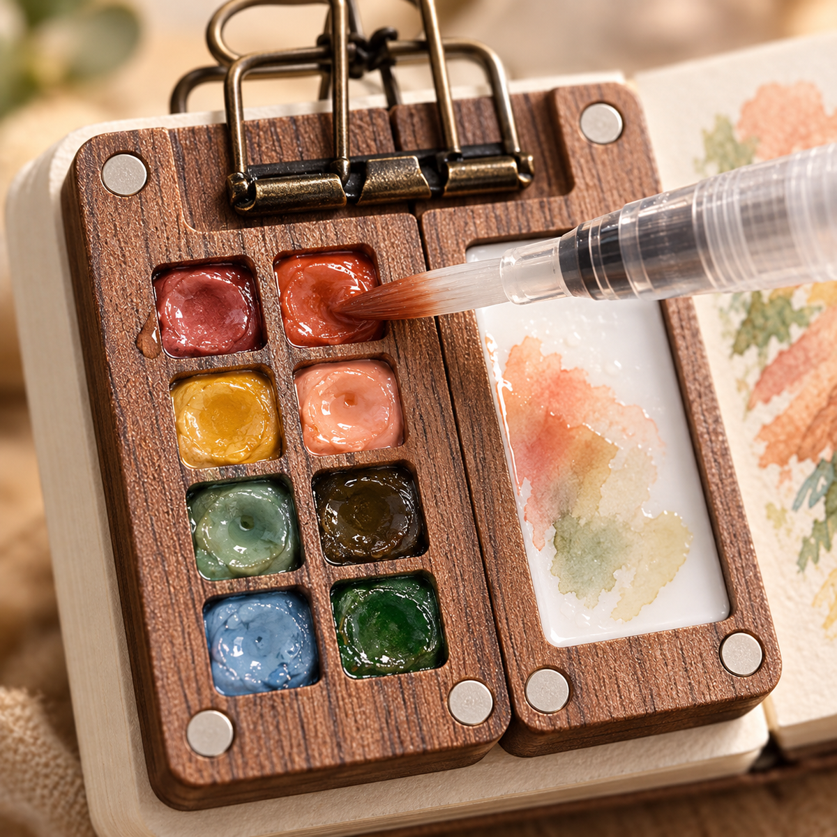 Palette de couleurs, détail
